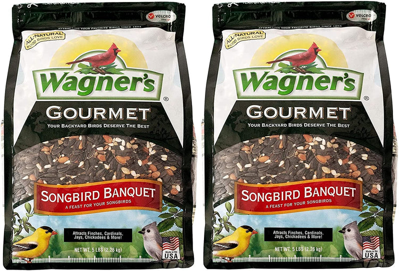 Wagner'S 82042 Songbird Banquet Wild Bird Food, 5-Pound Bag Animals & Pet Supplies > Pet Supplies > Bird Supplies > Bird Food Wagner's 2-Pack  