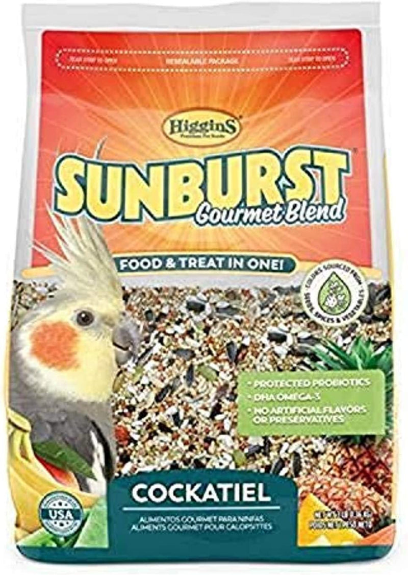 Higgins Sunburst Cockatiel Food, 6 LB Animals & Pet Supplies > Pet Supplies > Bird Supplies > Bird Food Higgins 3 Pound (Pack of 1)  