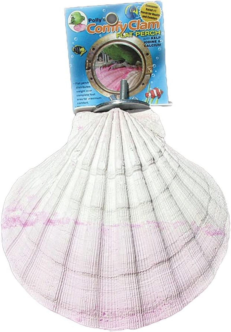 Polly'S Comfy Clam Bird Perch, Small, 51036 Animals & Pet Supplies > Pet Supplies > Bird Supplies POLLY'S PET PRODUCTS   