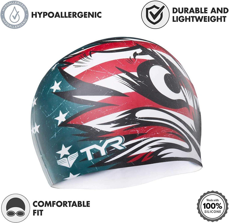 TYR Patriot Swim Cap Sporting Goods > Outdoor Recreation > Boating & Water Sports > Swimming > Swim Caps TYR   