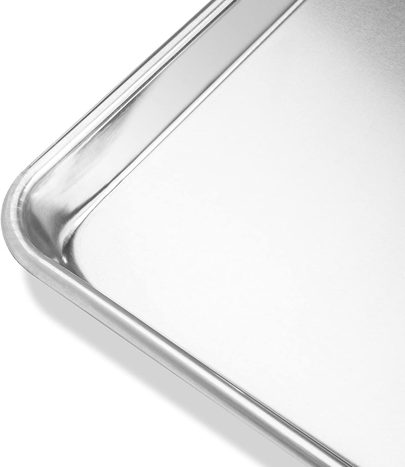 Last Confection 6 Cookie Baking Sheets 9" X 13" - Small Rimmed Aluminum Jelly Roll Trays - Quarter Sheet Pans Home & Garden > Kitchen & Dining > Cookware & Bakeware Last Confection   