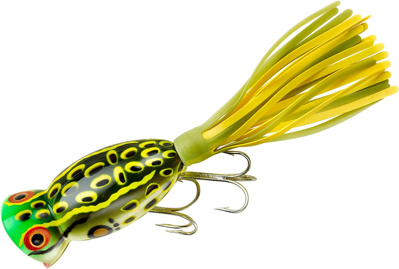 Arbogast Hula Popper Topwater Bass Fishing Lure Sporting Goods > Outdoor Recreation > Fishing > Fishing Tackle > Fishing Baits & Lures Pradco Outdoor Brands Bull Frog 2 1/4", 5/8 oz 