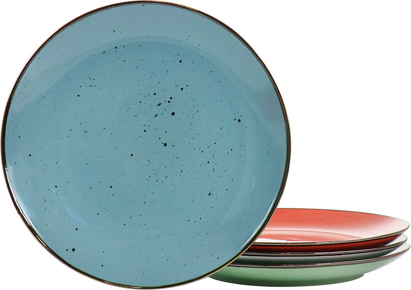 Elama Mix and Match Multi Colored Assorted Dinnerware Set, 20 Piece, Multicolor