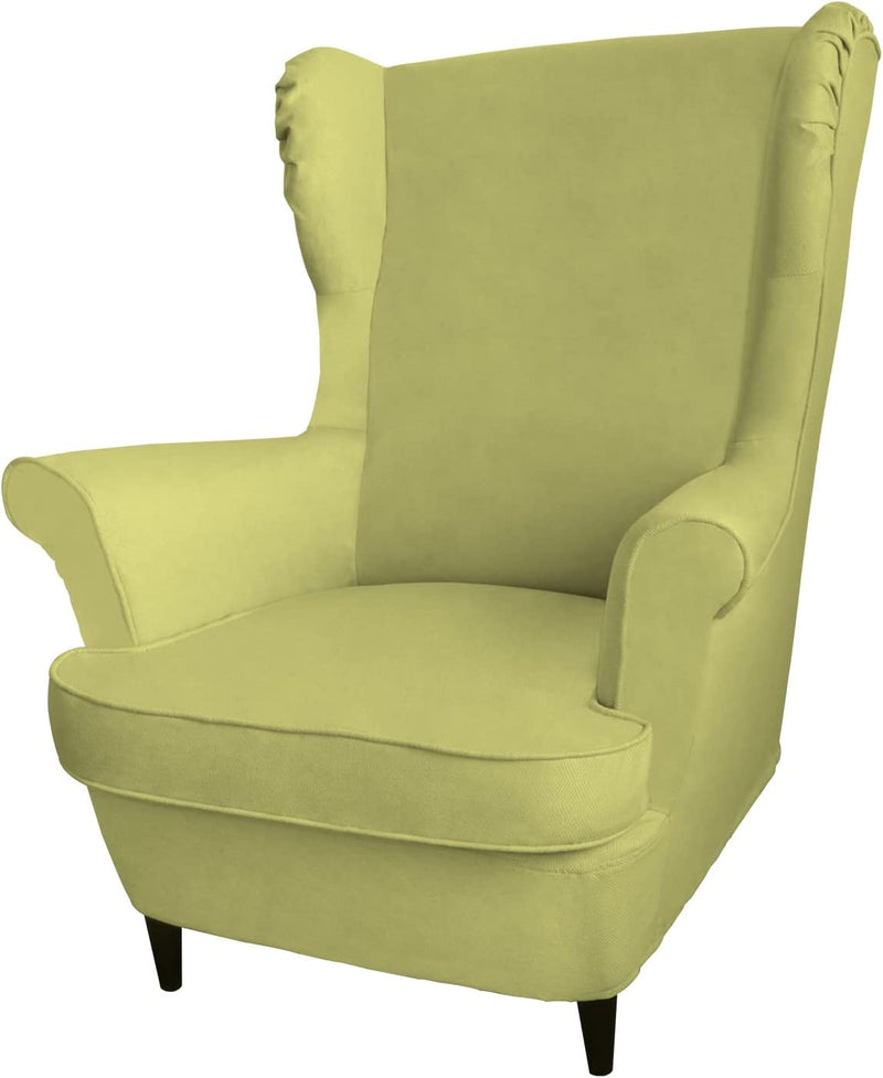 CRIUSJA Chair Cover for IKEA Strandmon Armchair, Couch Cover for Living Room, Armchair Sofa Slipcover (8018-16, Armchair Cover) Home & Garden > Decor > Chair & Sofa Cushions CRIUSJA 732-11  