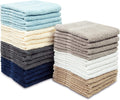 COTTON CRAFT Simplicity Washcloth Set -28 Pack 12X12- 100% Cotton Face Body Baby Washcloths - Quick Dry Lightweight Absorbent Soft Everyday Luxury Hotel Spa Gym Pool Camp Travel Dorm Easy Care - Navy Home & Garden > Linens & Bedding > Towels COTTON CRAFT Multicolor 28 Pack Wash Cloth 