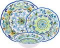 Prepara Decorative Antique Floral 12 Piece Melamine Dinnerware, Unique Dish Set for Parties or Everyday Use, Service for 4 Home & Garden > Kitchen & Dining > Tableware > Dinnerware Prepara Vintage Floral  