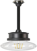 Quiklamp Black 8 Inch Socket to Mini Pendant Light Converter Adapter, Easily Converts Standard Bulb Socket to Mini Pendant Light without Wiring and Tools, Use with or without Shade (Not Included) Home & Garden > Lighting > Lighting Fixtures Quiklamp Black 8 in. 