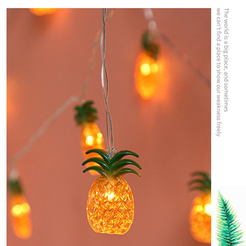 Pineapple LED String Lights 3Ft 20 LED Battery Operated Fairy String Lights for Valentine'S Day Party Indoor Bedroom Decoration Indoor Outdoor Halloween Decoration(Warm White) Home & Garden > Decor > Seasonal & Holiday Decorations JiAnDa   
