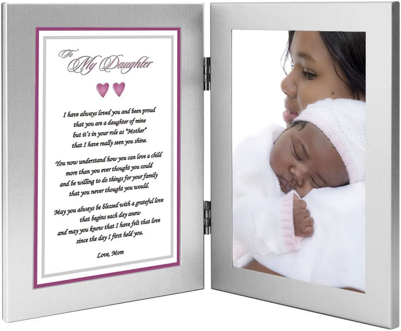 Daughter Gift from Mom for Birthday or Christmas, Poem Praising Her for Being a Good Mother - Add Photo to Frame Home & Garden > Decor > Picture Frames Poetry Gifts   