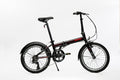 Zizzo via 20” Folding Bike-Lightweight Aluminum Frame Genuine Shimano 7-Speed 26Lb Sporting Goods > Outdoor Recreation > Cycling > Bicycles ZIZZO Black 20" 