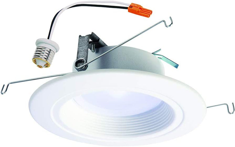 HALO RL560WH6935R-CA Integrated LED Recessed Retrofit Downlight Trim, 5 Inch and 6 Inch, 3500K Neutral Home & Garden > Lighting > Flood & Spot Lights HALO 4000k Bright White Standard Title 20 California Compliant 5 inch and 6 inch