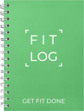 Cossac Fitness Journal & Workout Planner - Designed by Experts Gym Notebook, Workout Tracker,Exercise Log Book for Men Women Sporting Goods > Outdoor Recreation > Winter Sports & Activities Cossac Green  