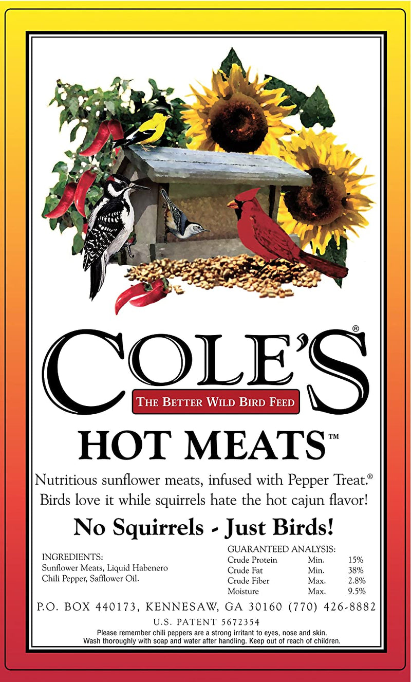 Cole'S HM20 Hot Meats Bird Seed, 20-Pound Animals & Pet Supplies > Pet Supplies > Bird Supplies > Bird Food Cole's Wild Bird Products   