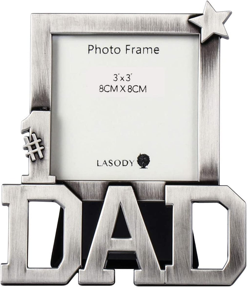 LASODY Dad Picture Frame,Dad Gifts,Dad Gifts from Daughter ,Dad Birthday Gifts Home & Garden > Decor > Picture Frames LASODY Dad Frame 3x3 inch 