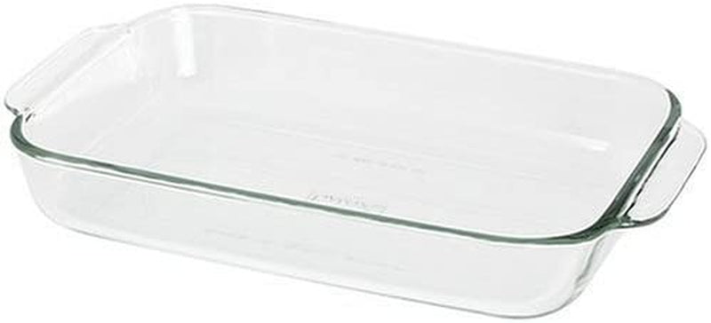 Pyrex Easy Grab 2-Qt Glass Casserole Dish with Lid, Tempered Glass Baking Dish with Large Handles, Dishwashwer, Microwave, Freezer and Pre-Heated Oven Safe Home & Garden > Kitchen & Dining > Cookware & Bakeware Pyrex 2 QT Oblong Dish  