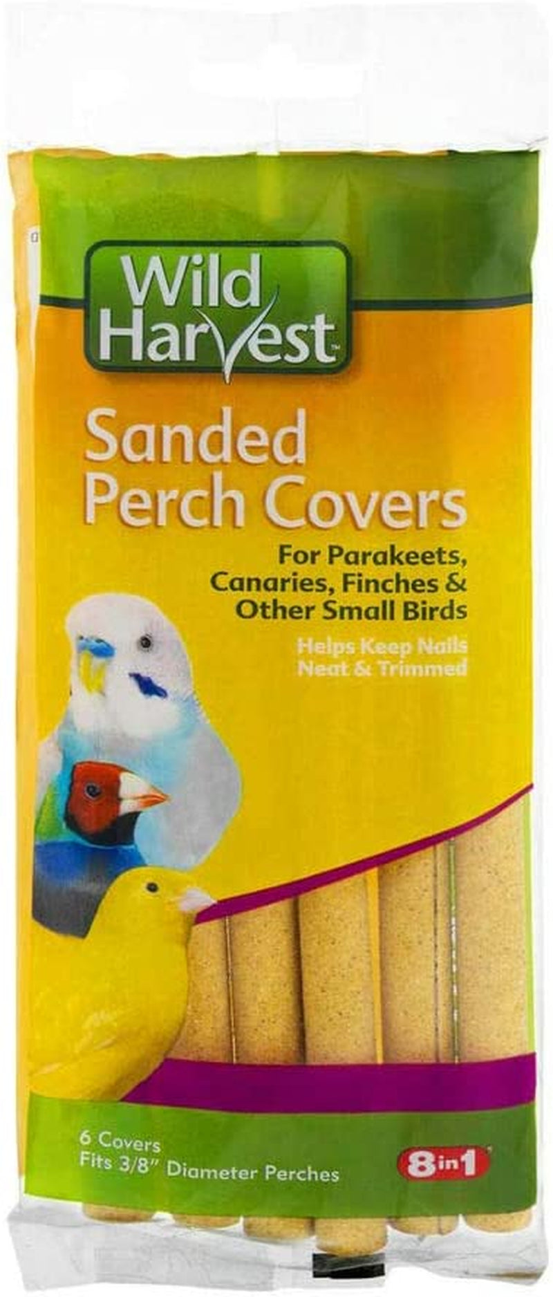 Wild Harvest SANDED PERCH COVERS for PARAKEETS CANARIES FINCHES & SMALL BIRDS Animals & Pet Supplies > Pet Supplies > Bird Supplies IM VERA   