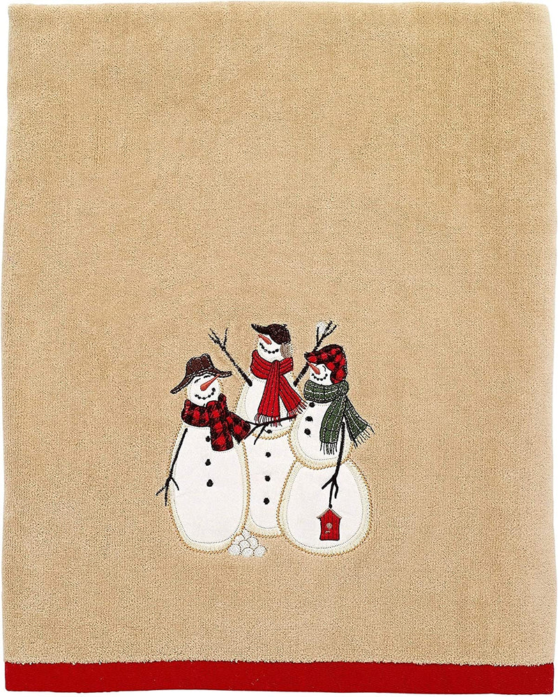 Snowmen Gathering Collection Bath Towel, Multi Home & Garden > Linens & Bedding > Towels Avanti Linens   