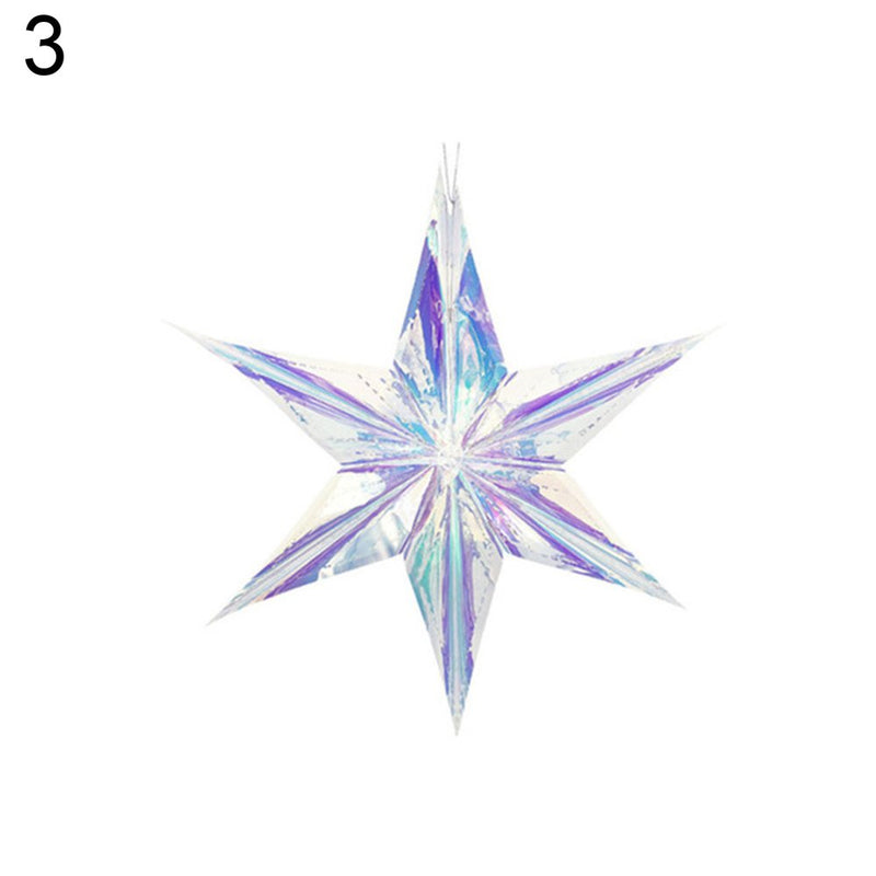 Farfi Neon 3D Snowflakes for Home Christmas Tree Garlands Decorations Party Supplies Home Home & Garden > Decor > Seasonal & Holiday Decorations& Garden > Decor > Seasonal & Holiday Decorations Farfi   