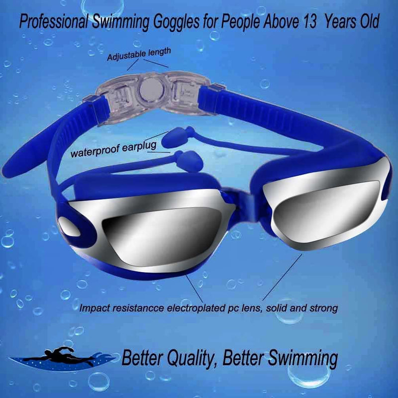 Goggles for Kids Swimming, Adult Swimming Goggles, Kids Swim Goggles Children anti Fog, Women Mens Swim Goggles Sporting Goods > Outdoor Recreation > Boating & Water Sports > Swimming > Swim Goggles & Masks Uptsky   