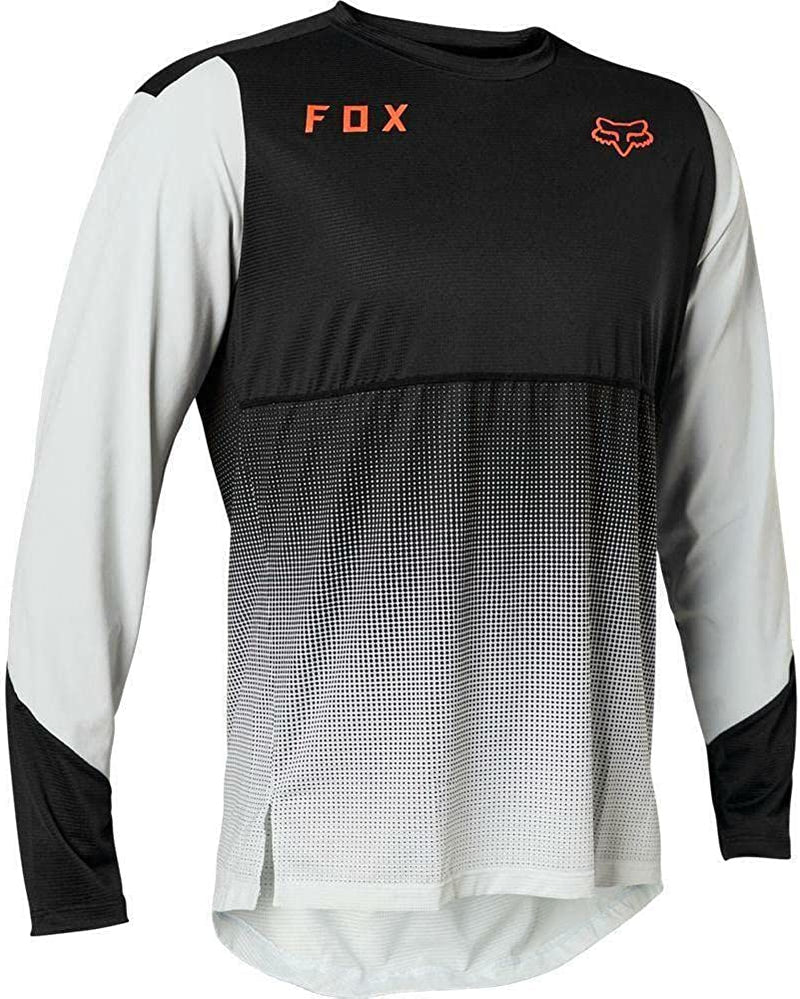 Fox Racing Men'S Flexair Long Sleeve Mountain Biking Jersey Sporting Goods > Outdoor Recreation > Cycling > Cycling Apparel & Accessories Fox Racing Light Grey XX-Large 