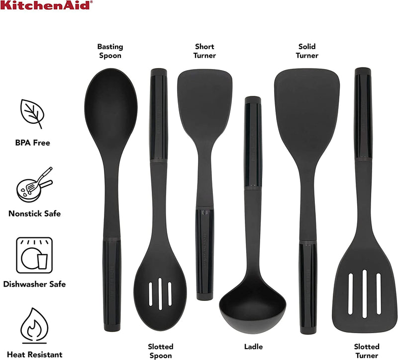 Kitchenaid Universal Tool Set, 6 Piece, Black Home & Garden > Kitchen & Dining > Kitchen Tools & Utensils Lifetime Brands Inc.   