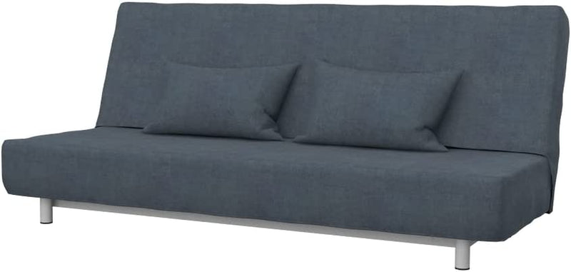 SOFERIA Replacement Compatible Cover for BEDDINGE 3-Seat Sofa-Bed, Fabric Eco Leather Creme Home & Garden > Decor > Chair & Sofa Cushions Soferia Softi Grey  
