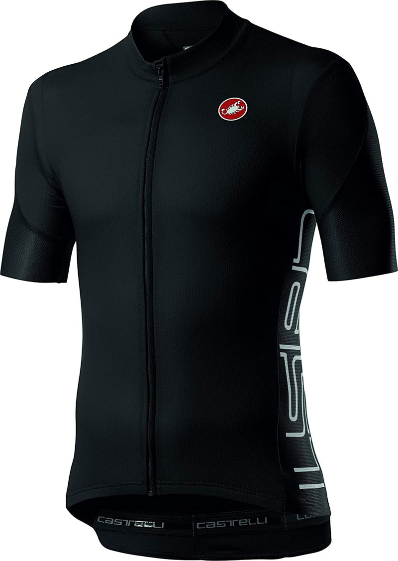 Castelli Cycling Entrata V Jersey for Road and Gravel Biking L Cycling Sporting Goods > Outdoor Recreation > Cycling > Cycling Apparel & Accessories Castelli Light Black XX-Large 