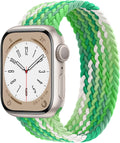 OULUOQI Braided Solo Loop Compatible with Apple Watch Band 38Mm 40Mm 41Mm 42Mm 44Mm 45Mm 49Mm Women Men,Lace Nylon Stretchy Elastic Sport Strap for Iwatch Ultra Series 8 SE 7 6 5 4 3 2 1. Sporting Goods > Outdoor Recreation > Winter Sports & Activities OULUOQI B-Gradient Green 42mm/44mm/45mm/49mm L 
