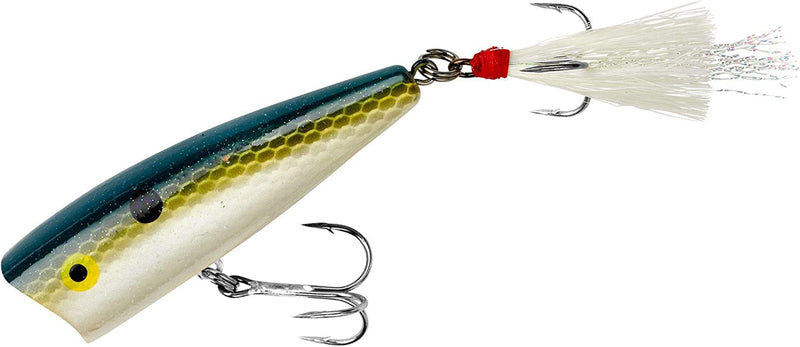 Rebel Lures Pop-R Topwater Popper Fishing Lure Sporting Goods > Outdoor Recreation > Fishing > Fishing Tackle > Fishing Baits & Lures Pradco Outdoor Brands Foxy Shad Pop-r (1/4 Oz) 