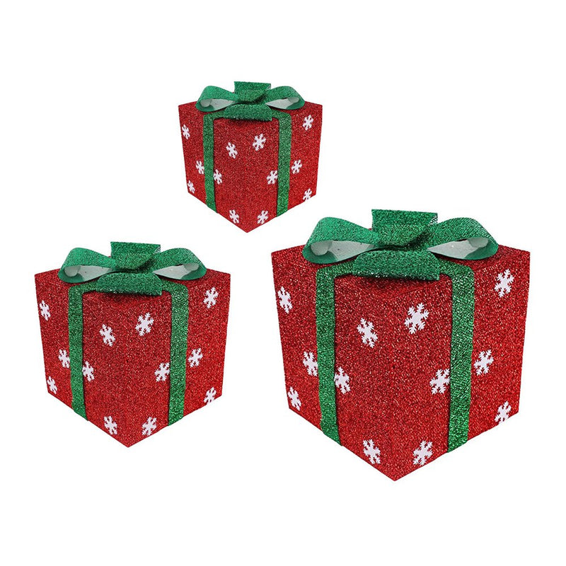 Randolph Lighted Gift Boxes Indoor Outdoor Christmas Decorations for Christmas Tree Porch Home Home & Garden > Decor > Seasonal & Holiday Decorations& Garden > Decor > Seasonal & Holiday Decorations Randolph   