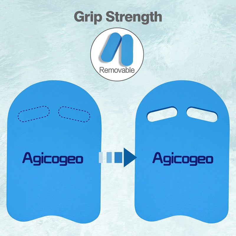 Agicogeo Swimming Kickboards, Swimming Training Equipment for Adults, Swim Aid Float Kickboard for Kids and Beginner - EVA Foam