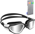 Kids Swim Goggles, OMID Comfortable Polarized Anti-Fog Swimming Goggles Age 6-14 Sporting Goods > Outdoor Recreation > Boating & Water Sports > Swimming > Swim Goggles & Masks OMID Polarized Silver - White Frame  