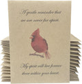 Cardinal Funeral Bird Seed Favors - Cardinals Appear When Angels Are near - 20 Individual Sealed Packets of Birdseed - Ready to Give Out, No Assembly Required Animals & Pet Supplies > Pet Supplies > Bird Supplies > Bird Food Digital Voyager Cardinal Reminder  