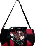 HANDAFA Anime Demon Slay Large Capacity Gym Bag Manga Kemitsu Sport Duffel Bag with Shoe Bag(Fire) Home & Garden > Household Supplies > Storage & Organization HANDAFA Sibling  