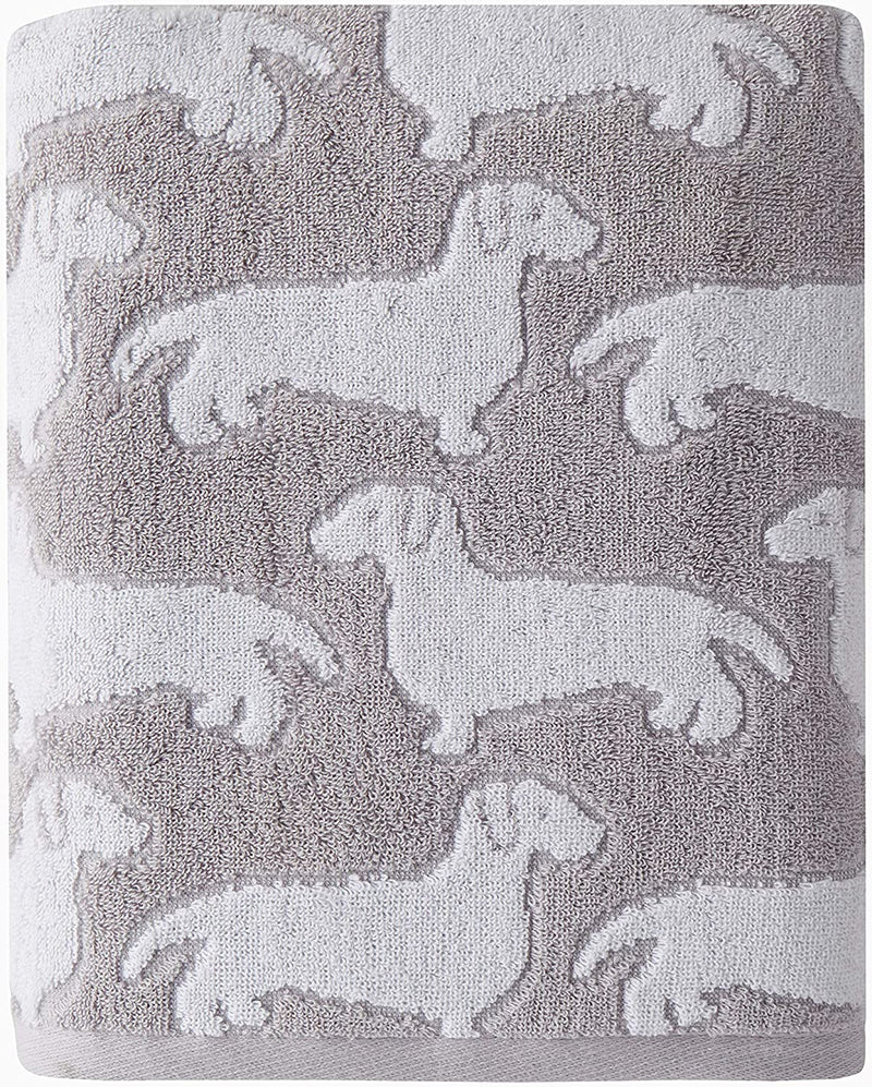 SKL Home Dog Bath Towel, Gray Home & Garden > Linens & Bedding > Towels SKL Home Bath Towel  