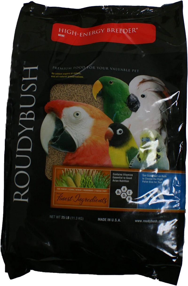 Roudybush High Energy Breeder Bird Food, Mini, 25-Pound Animals & Pet Supplies > Pet Supplies > Bird Supplies > Bird Food Roudybush, Inc.   