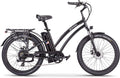 SOHOO 48V500W13Ah 26" Step-Thru/Step-Over Beach Cruiser Electric Bicycle City E-Bike Mountain Bike(Fit 5Ft 3In to 6Ft 8In) Sporting Goods > Outdoor Recreation > Cycling > Bicycles Let's go e-bike Inc Step Through-Black  