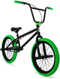 Elite BMX Bicycle 20” & 16" Freestyle Bike - Stealth and Peewee Model Sporting Goods > Outdoor Recreation > Cycling > Bicycles Elite Bicycles Stealth Black Green 20" 