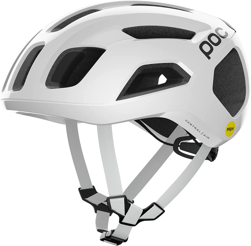 POC, Ventral Air MIPS Road Cycling Helmet with Performance Cooling Sporting Goods > Outdoor Recreation > Cycling > Cycling Apparel & Accessories > Bicycle Helmets POC Hydrogen White M/54-60cm 