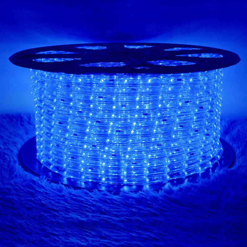 LED Rope Lights 110V Waterproof Connectable String Lights for Indoor Outdoor Garden Decorative Lighting Green Home & Garden > Decor > Seasonal & Holiday Decorations LamQee 100FT (2 x 50FT) Blue 