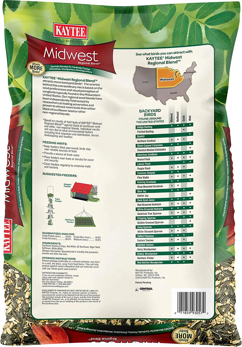 Kaytee Midwest Regional Wild Bird 7 Pounds Animals & Pet Supplies > Pet Supplies > Bird Supplies > Bird Food Central Garden & Pet   