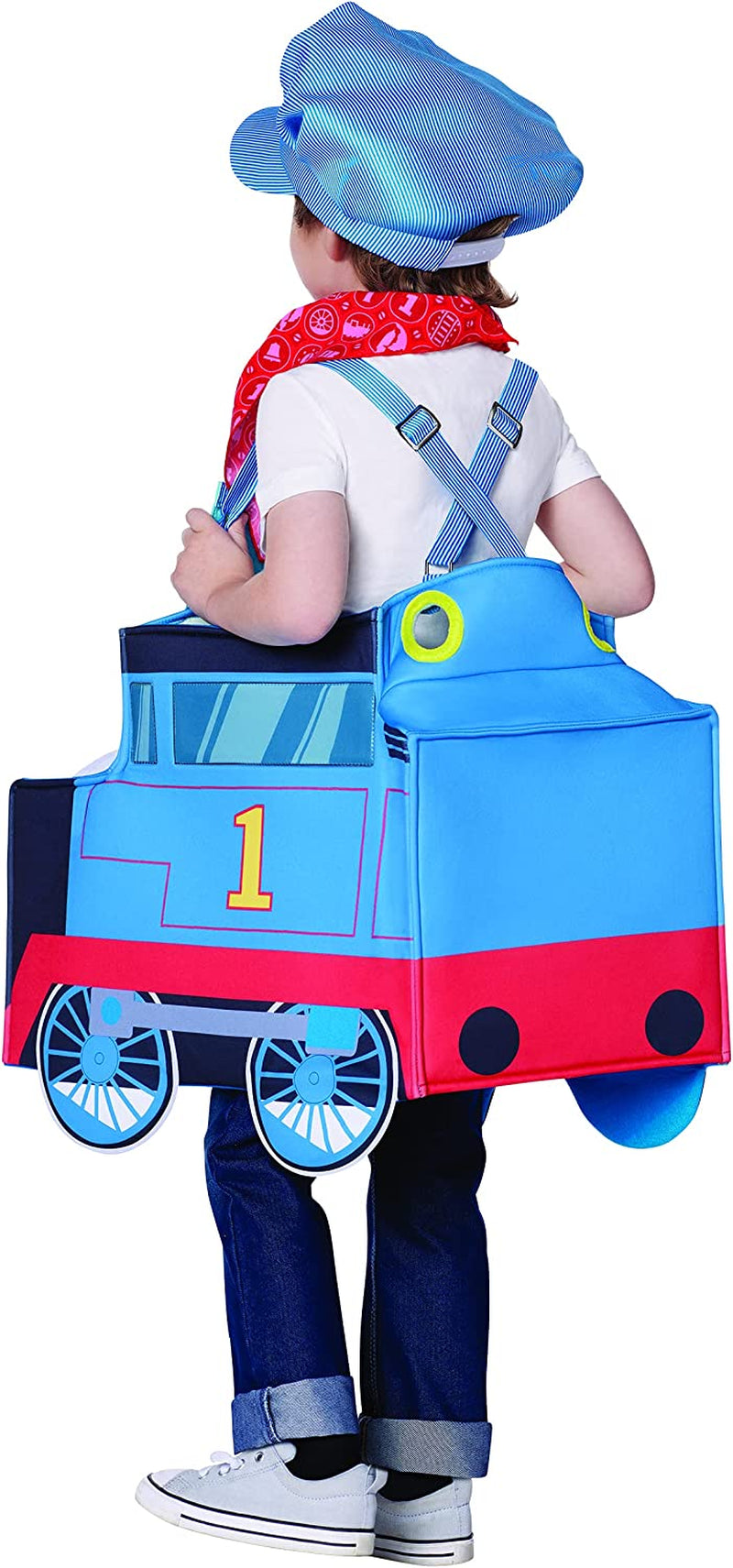 Spirit Halloween Thomas and Friends Toddler Thomas the Train Ride-Along Costume | Officially Licensed | Easy Costume  Mattel   