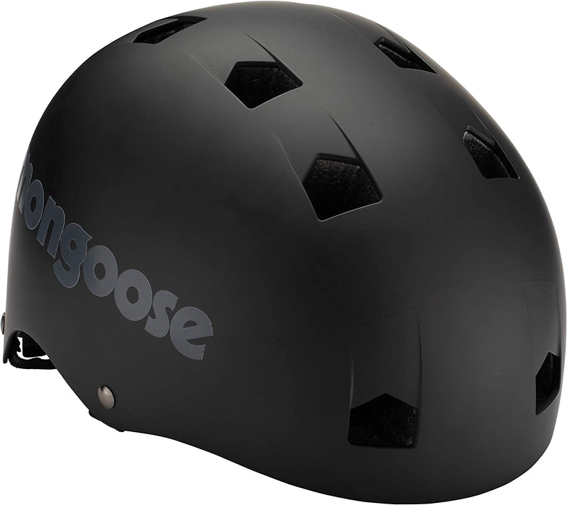 Mongoose All Terrain and Outtake BMX Bike Helmet, Kids and Youth, Multi Sport, Multiple Colors Sporting Goods > Outdoor Recreation > Cycling > Cycling Apparel & Accessories > Bicycle Helmets Pacific Cycle, inc. Black Outtake Youth