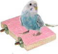 Colorful Bird Perch Stand Platform Natural Wood Playground Paw Grinding Clean for Pet Parrot Budgies Parakeet Cockatiels Conure Lovebirds Rat Mouse Cage Accessories Exercise Toys (Random) Animals & Pet Supplies > Pet Supplies > Bird Supplies Mrli Pet Pink  