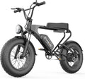 HYKAS Electric Bike for Adults, 20'' Fat Tire Electric Bicycle with 1200W Motor 34Mph 40Miles Long Range,Electric Mountain Commuter Ebike, Ship from US Sporting Goods > Outdoor Recreation > Cycling > Bicycles Huizhou City Taiqi Technology co., Ltd Black-DK200  