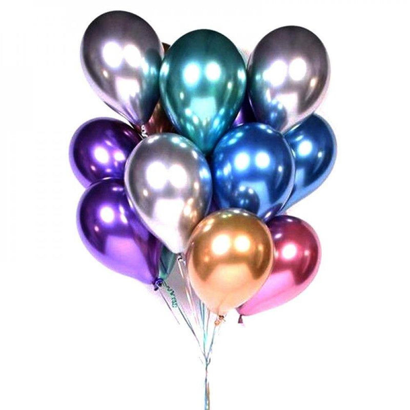 Hot Thicken Durable Balloon Party Supplies Wedding Birthday Metallic Face Latex Balloons for Holiday Events Party Decoration Arts & Entertainment > Party & Celebration > Party Supplies Keimprove H  