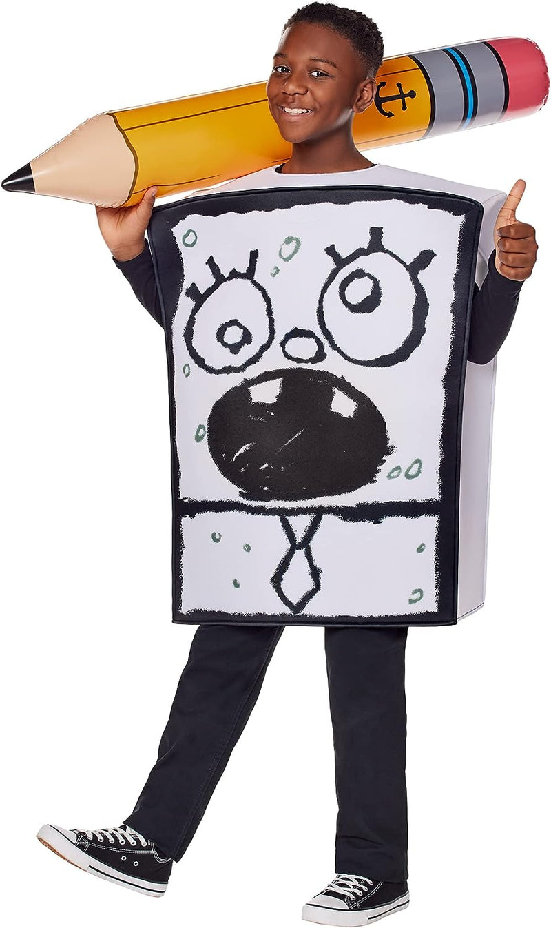 Spirit Halloween Spongebob Squarepants Kids Doodlebob Costume | Officially Licensed | Group Costumes | Spongebob Costumes  Spirit Halloween   