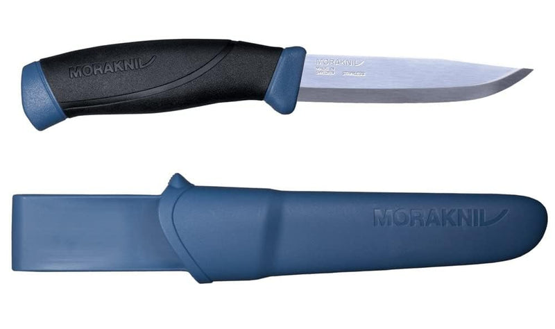 Morakniv Companion Fixed Blade Outdoor Knife with Sandvik Stainless Steel Blade, 4.1-Inch, Orange (M-11824) Sporting Goods > Outdoor Recreation > Fishing > Fishing Rods Industrial Revolution Blue  