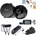 BAFANG BBS02 48V 750W Mid Drive Kit with Battery (Optional), 8Fun Bicycle Motor Kit with LCD Display & Chainring, Electric Brushless Bike Motor Motor Para Bicicleta for 68-73Mm BB Sporting Goods > Outdoor Recreation > Cycling > Bicycles BAFANG C961 Display 36T+48V 13Ah Shark Battery 