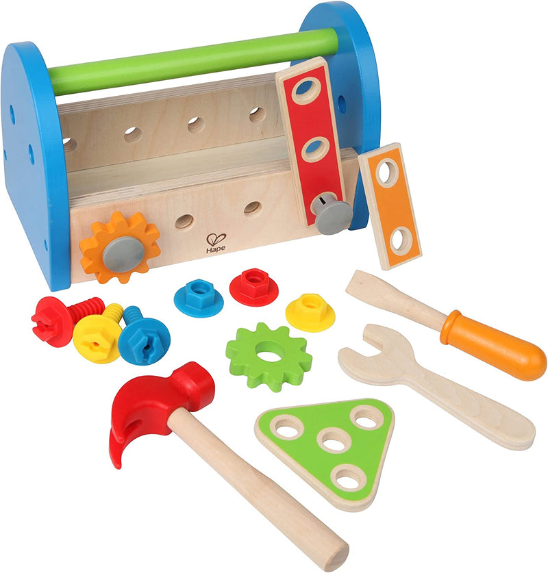 Hape Fix It Kid'S Wooden Tool Box and Accessory Play Set Sporting Goods > Outdoor Recreation > Winter Sports & Activities Hape   